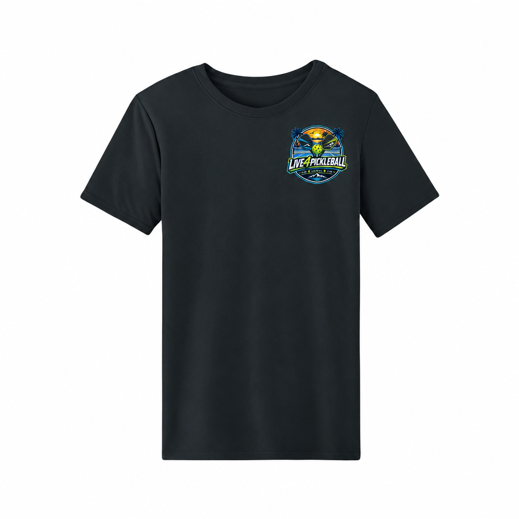 Black shirt revised logo mockup