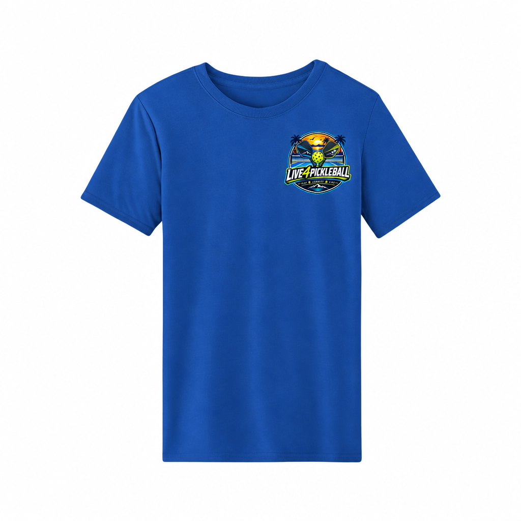 Blue shirt revised logo mockup